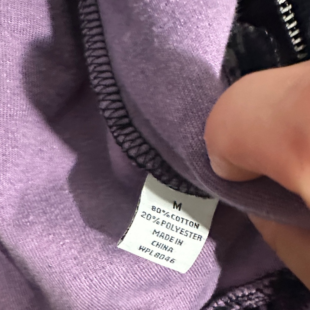 Women's Purple Patterned Jacket - Picture 3 of 5